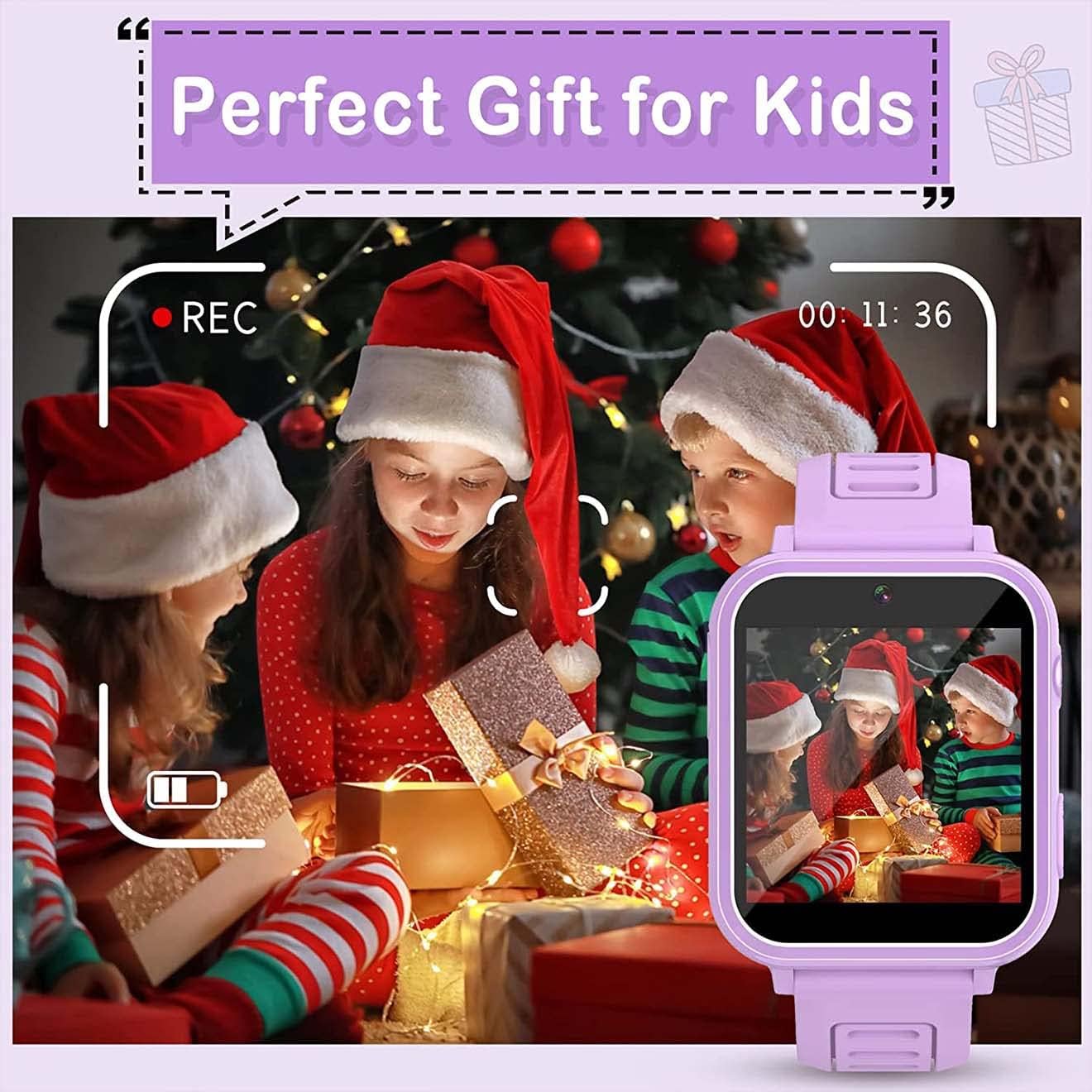 Kids Smart Watch, Toddler Watch Toys for 3-12 Ages Year Old, Smartwatches with 24 Learning Games Video Camera Pedometer Music Alarm Flashlight, Birthday Gift Boys Girls Kids, Educational Kids Smart Watch, Toddler Watch Toys for 3-12 Ages Year Old, Smartwatches with 24 Learning Games Video Camera Pedometer Music Alarm Flashlight, Birthday Gift Boys Girls Kids, Educational